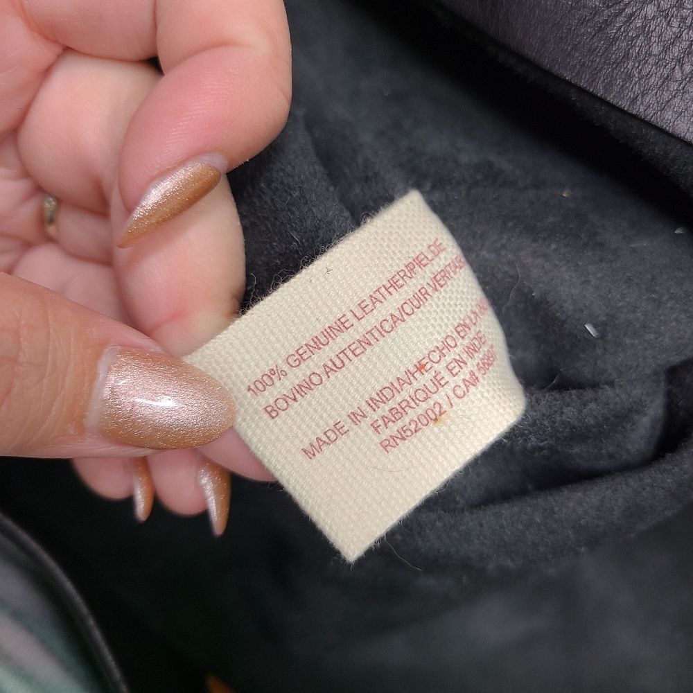 Lucky Brand Leather Whipstitch‎ Shopping Tote with Tassels - Picture 6 of 10